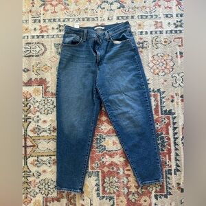 Classic High-Rise Women's Blue Mom Jeans